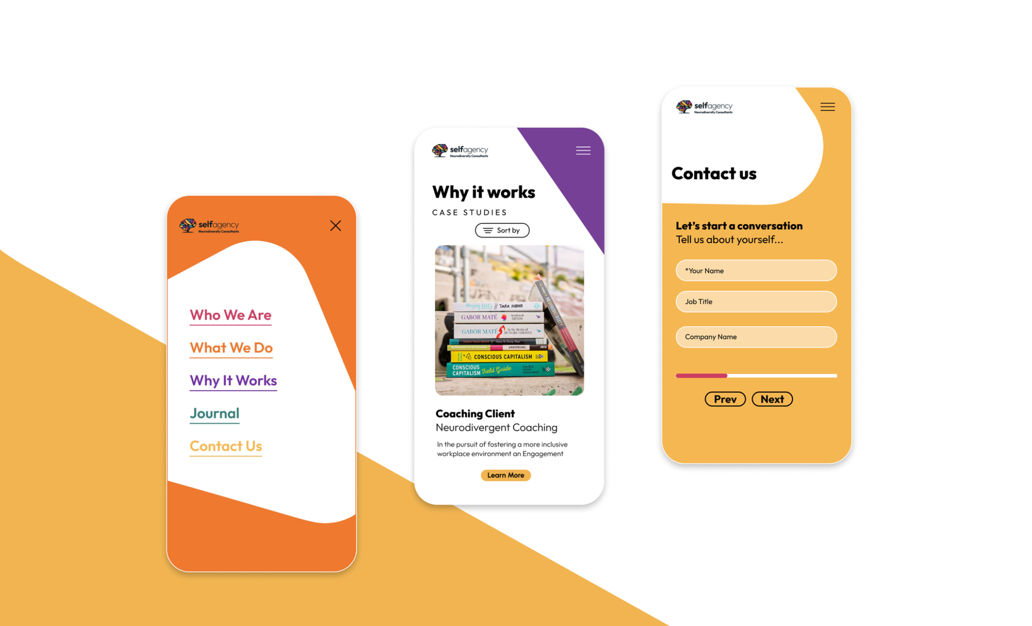 Self Agency mobile version