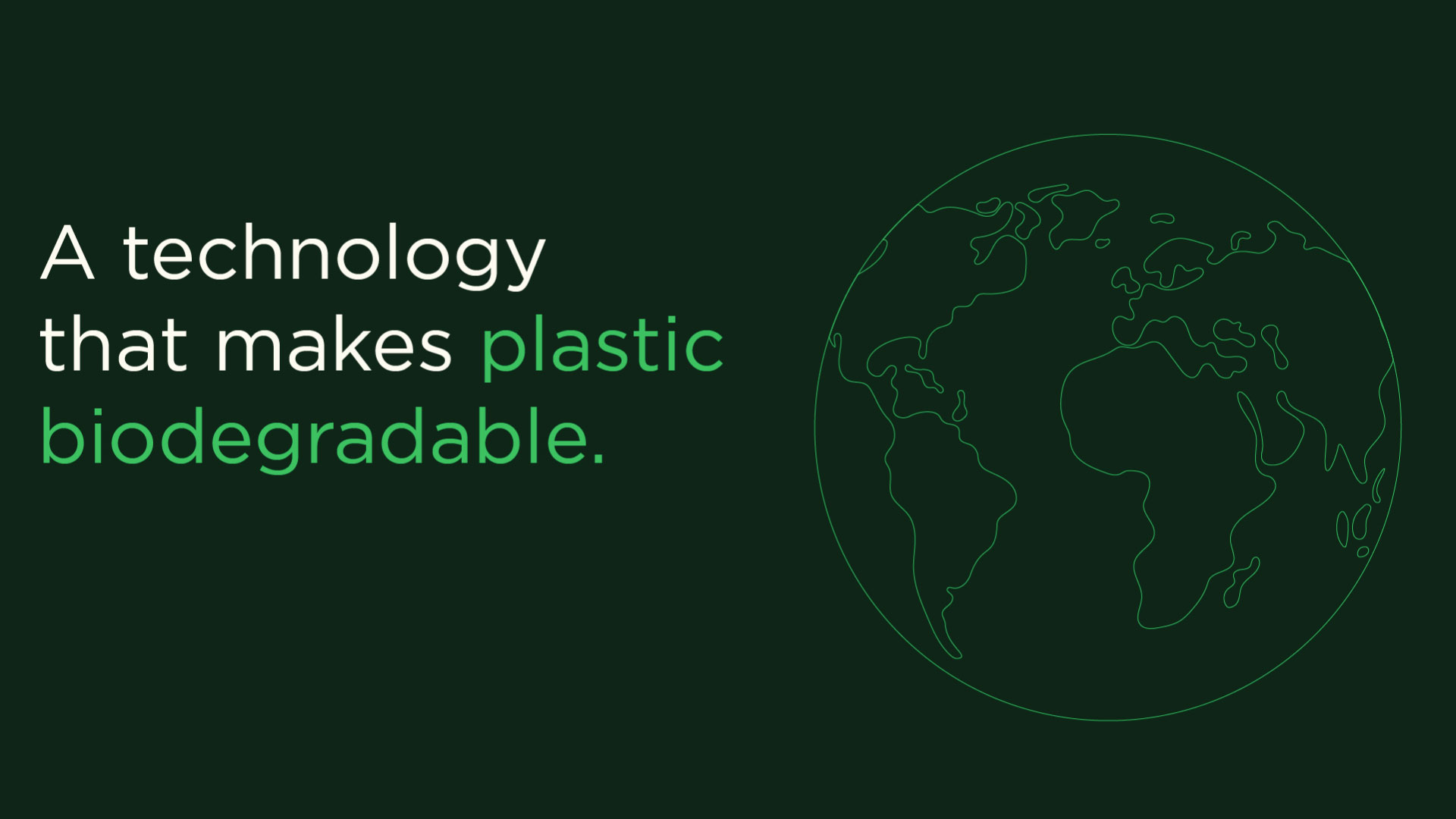 Biodegradable plastic